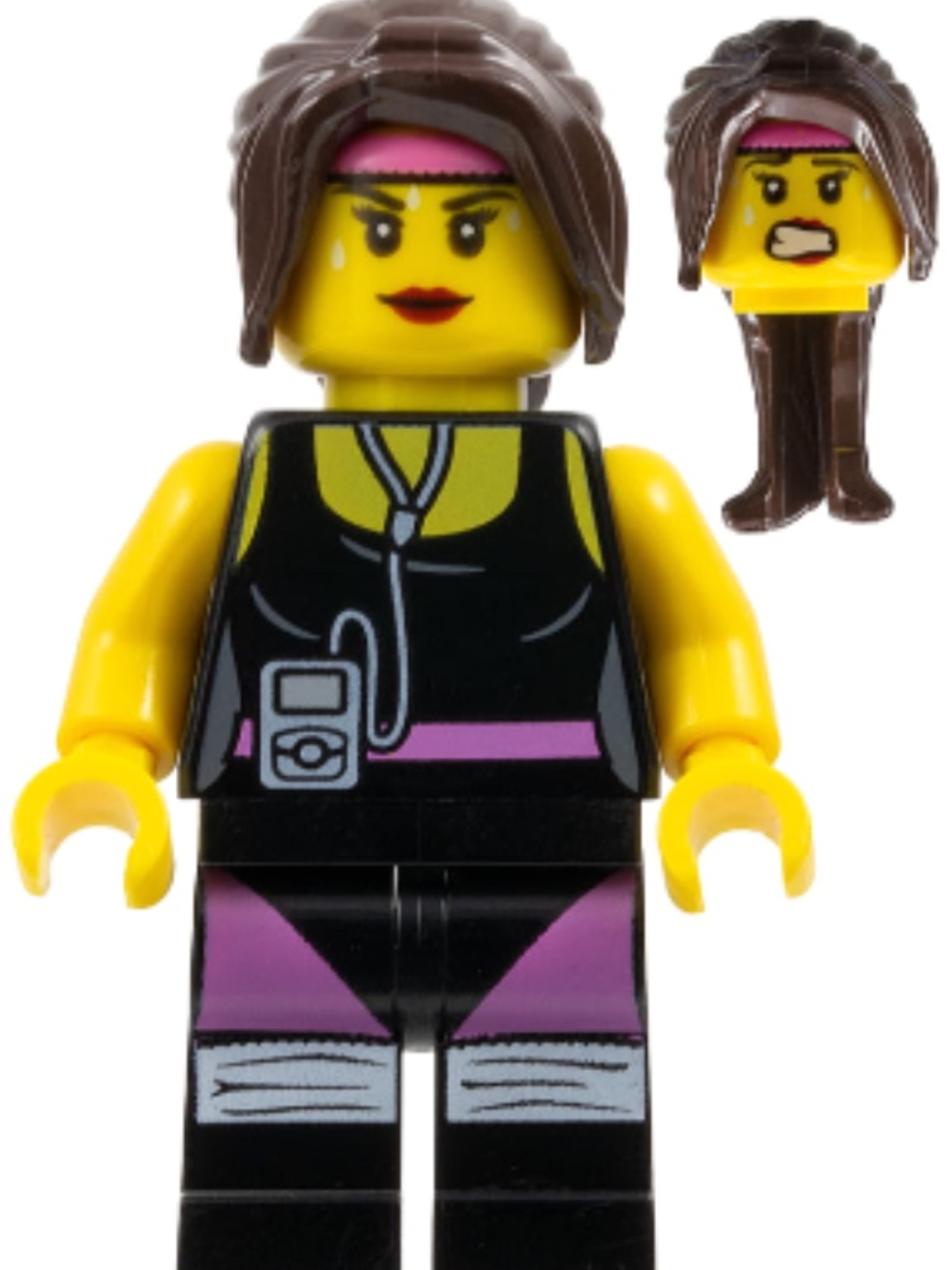 The LEGO MOVIE "Cardio Carrie" tlm033 with stand. LIKE NEW!